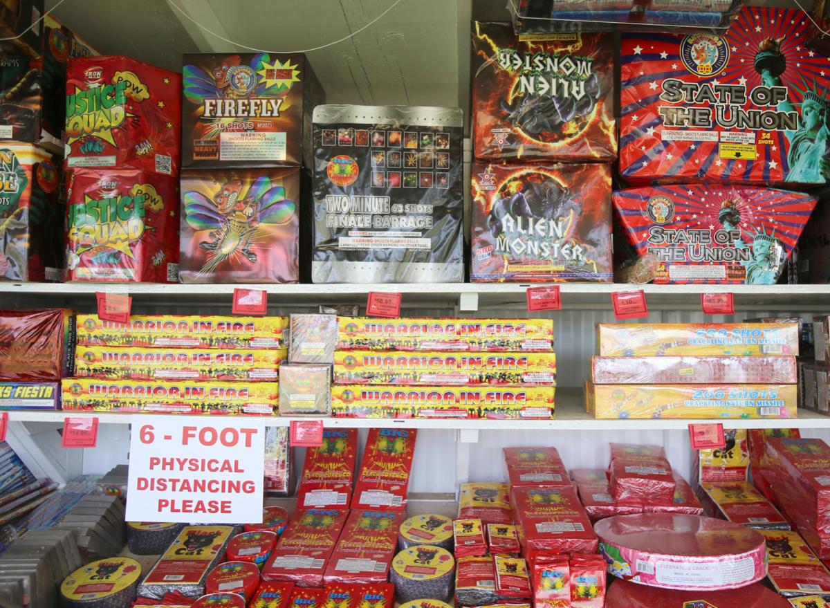 fireworks stand