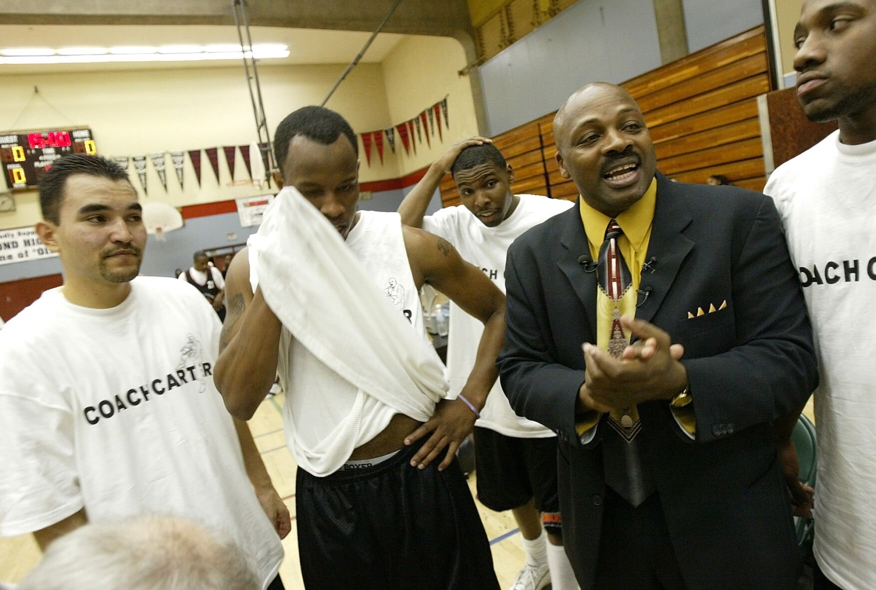 Ken Carter, of Coach Carter fame, speaking at Tipoff Luncheon