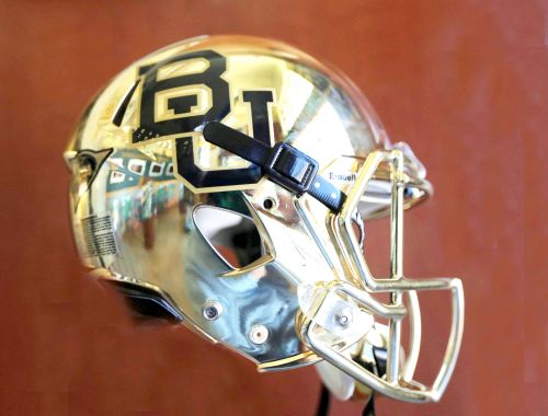 baylor chrome helmet