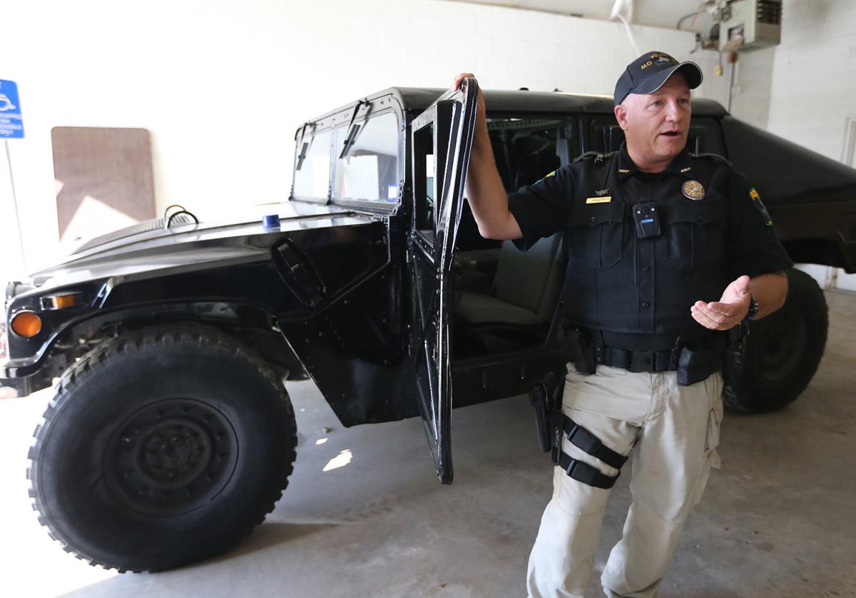 Moody getting Humvee ready for police work | Police ...