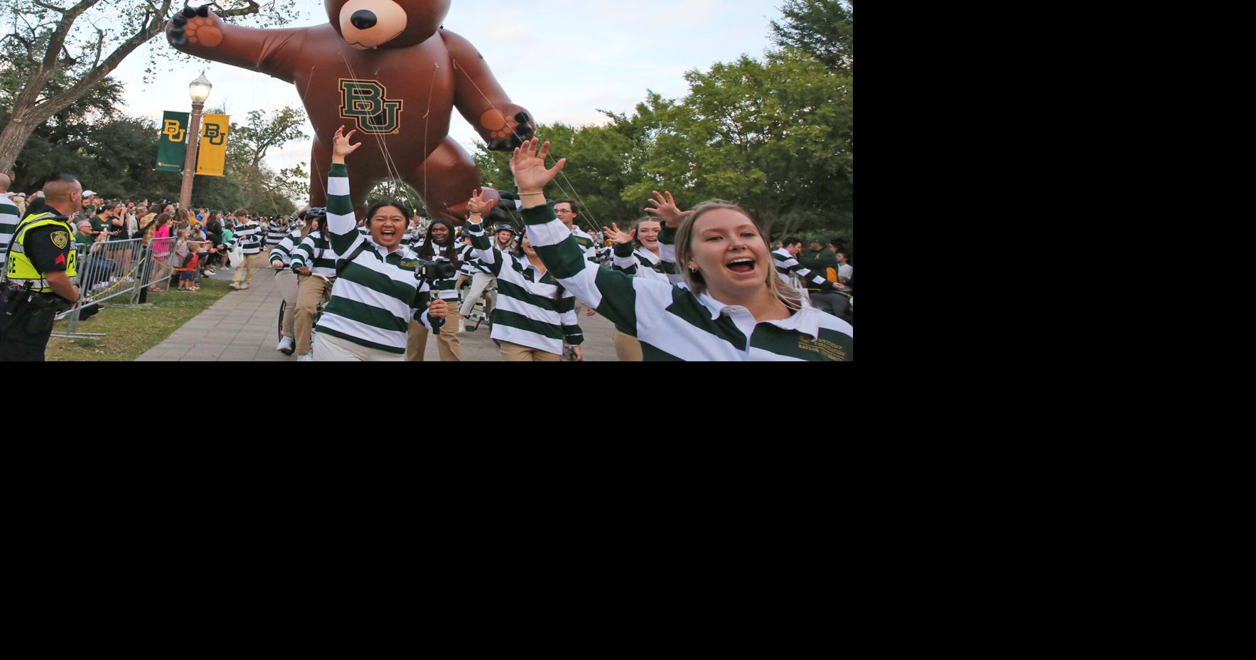 Baylor back in town with parade, festivities