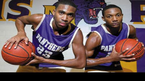Mart Stretches Gridiron Success To Basketball Court High School