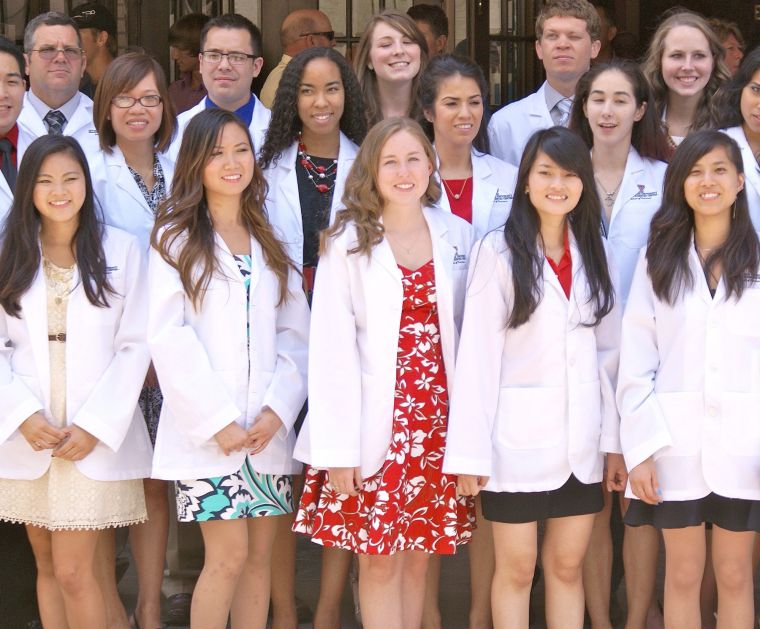 white coat ceremony outfit