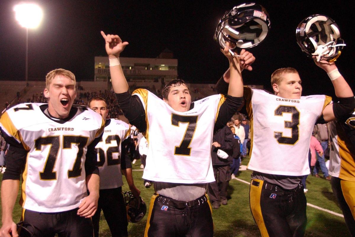 Crawford Celebrates Special 2004 State Football Champs High