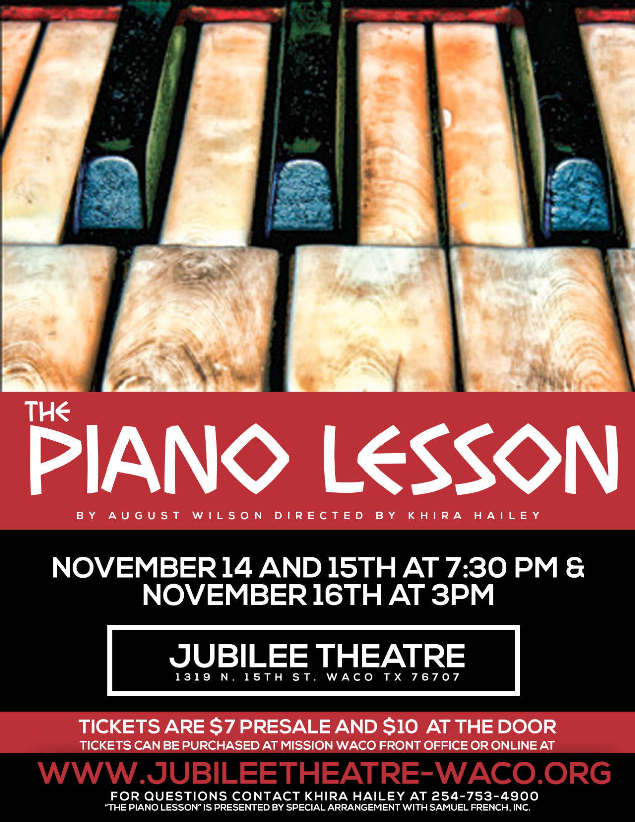 the piano lesson theater