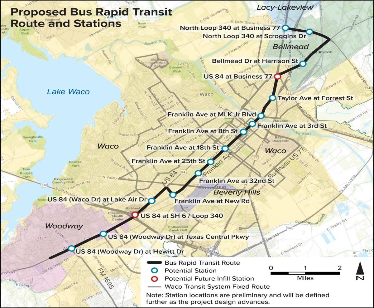 Bus Rapid Transit Map