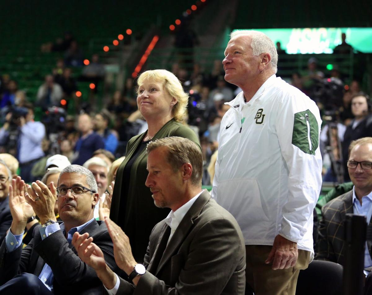 New Baylor football coach Matt Rhule introduced at Ferrell Center