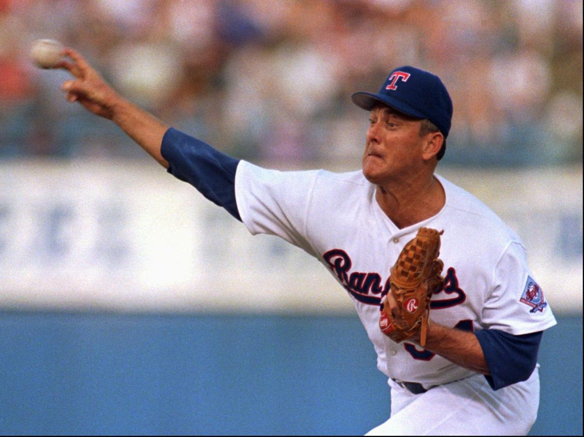 Nolan Ryan TX Rangers '99 Baseball Hall of Fame 