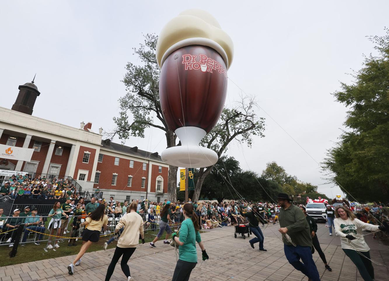 Early Baylor parade at 830 a.m. this year