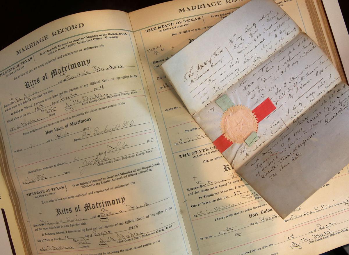 County digitizing marriage records back to 1850 McLennan County