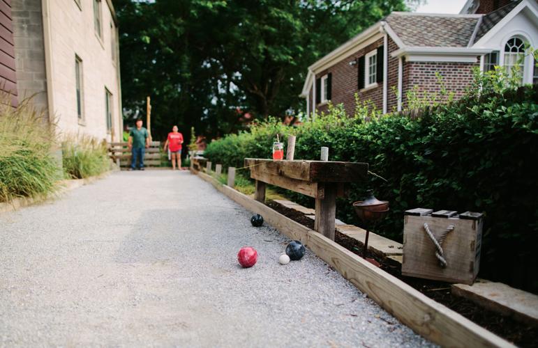 Build your own bocce ball court for something different