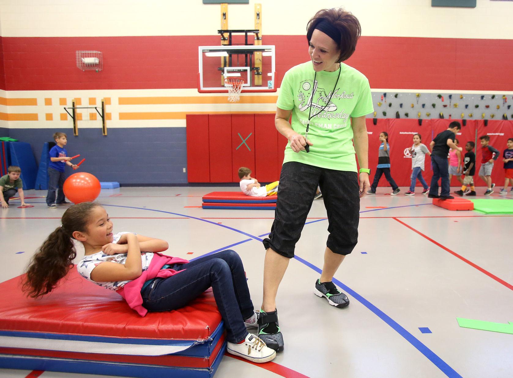 Midway PE teacher unites educators, students through new fitness program