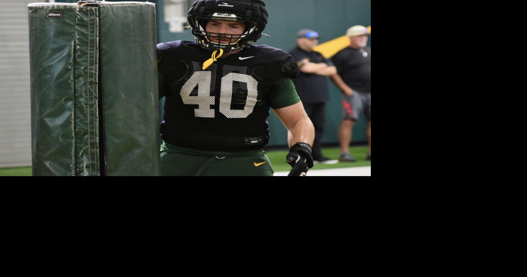 Getting down and dirty: Kyler Jordan excited to shift to new position in final year at Baylor