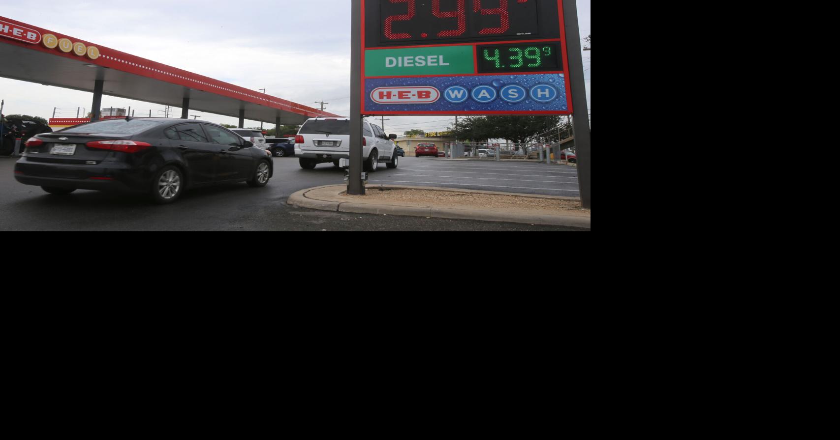 Gas prices fall below $3 a gallon in Waco