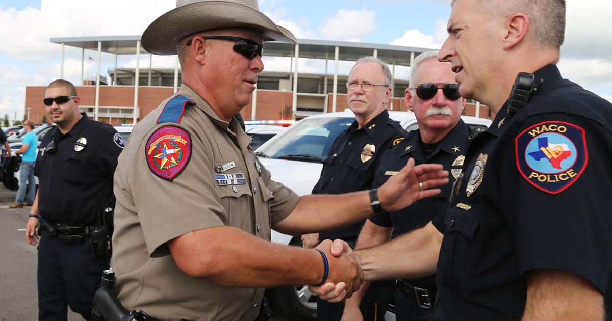 Waco Officer Ridge Waco-area law enforcement shows solidarity in wake of officer death