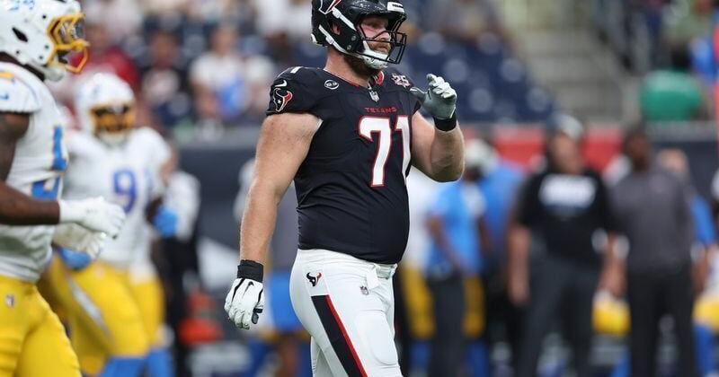 Texans OT Braden Smith suffers injury during joint practice with Panthers