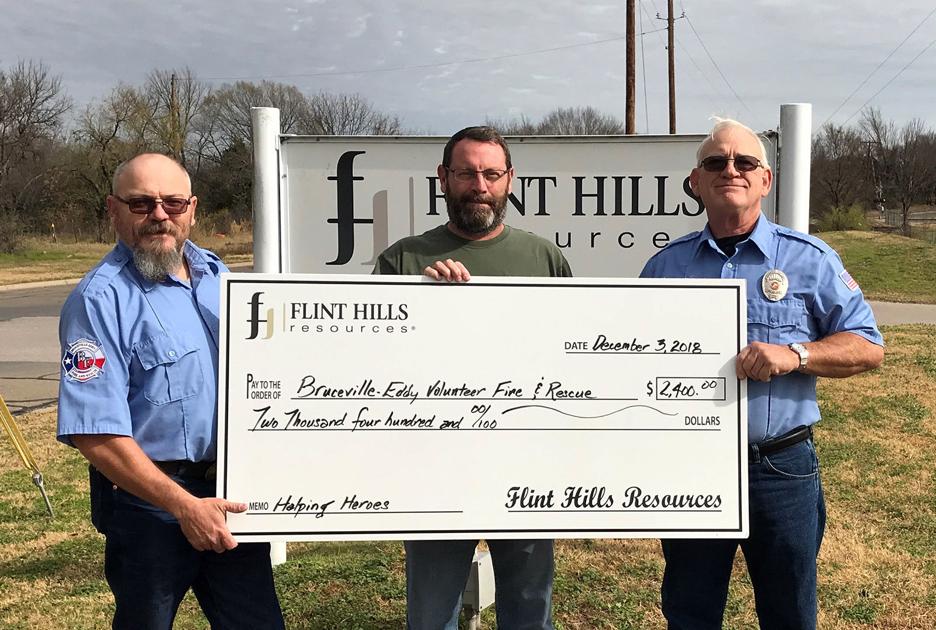 Flint Hills presents grants to first responders Community news
