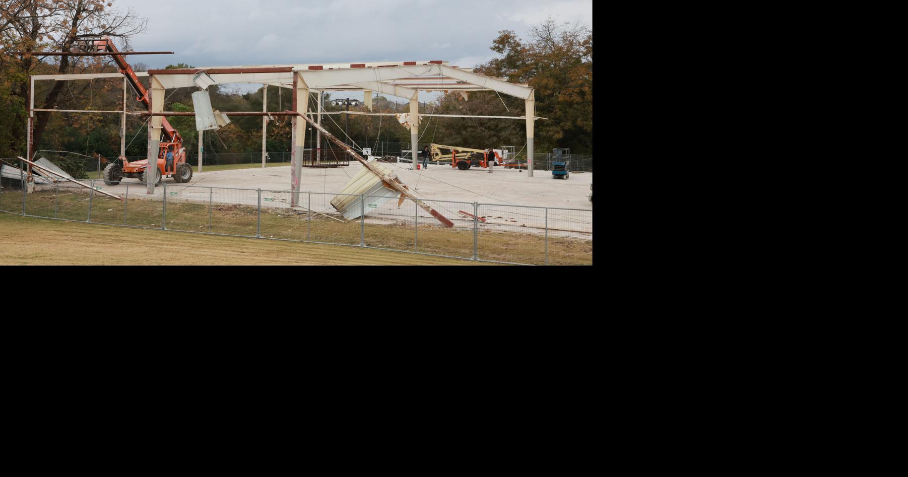 Rewind: Demolition underway on original Woodway Family Center building