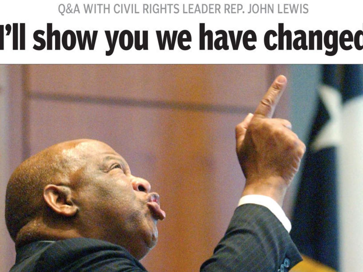 Bill Whitaker Civil Rights Icon John Lewis Taught America Waco Courage Optimism Columnists Wacotrib Com