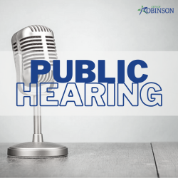 Public Hearing Notice - 7/16 and 7/21