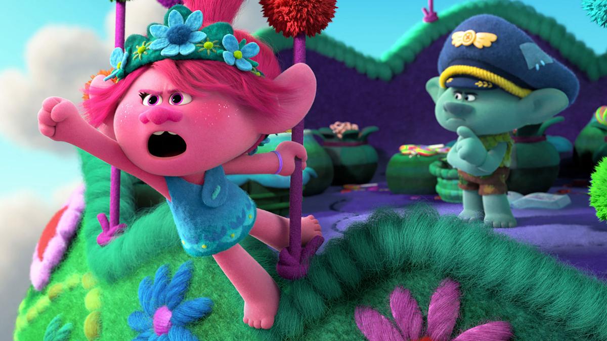 Poppy and Branch (voiced by Anna Kendrick and Justin Timberlake) are back in the movie "Trolls World Tour." In a landmark deal that could change the shape of film distribution, AMC Theatres and Universal Pictures have agreed on a pact to release big Hollywood films in the home much sooner than before.