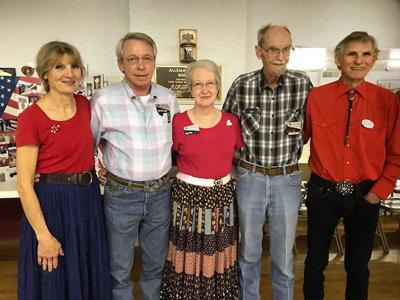 Square dance club honors member