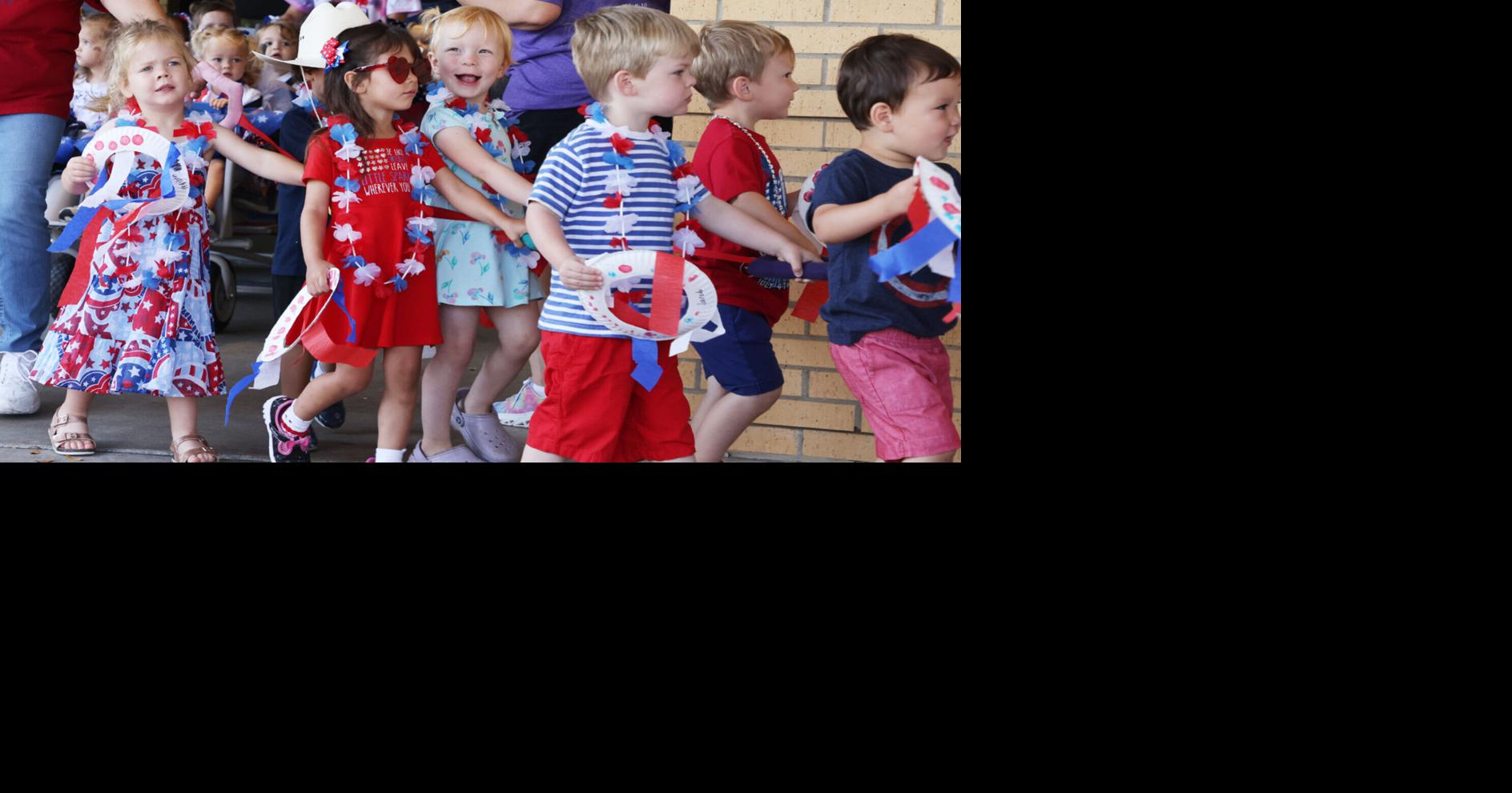 PHOTOS — First Baptist Church preschool Fourth of July parade June 29