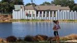 Retaining wall among new sights of downtown Waco riverwalk project
