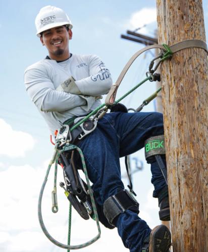 TSTC student powering up a new career path
