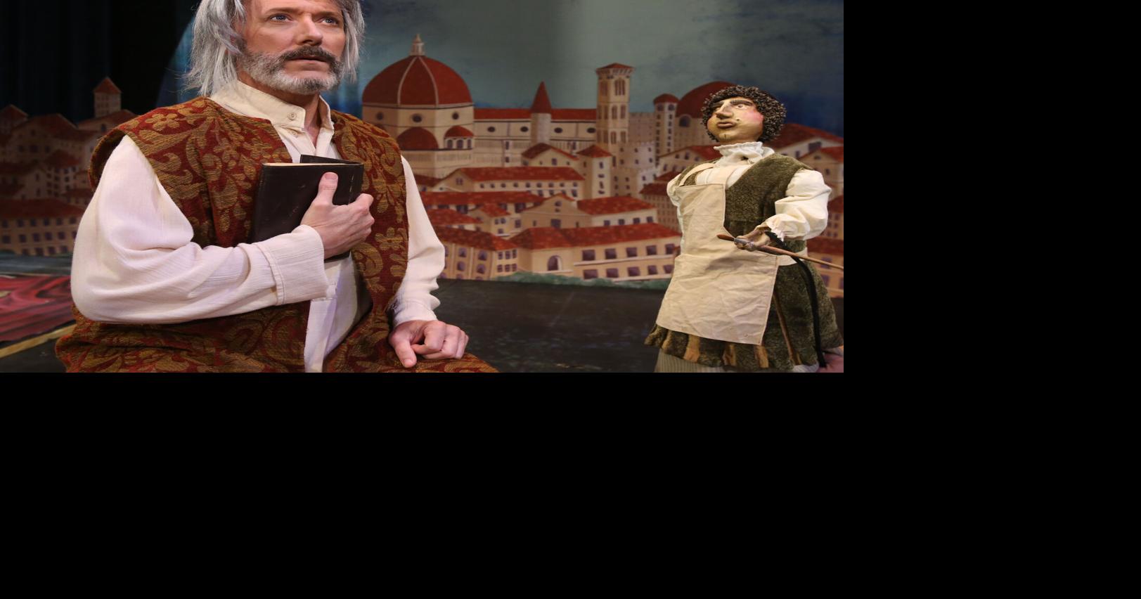 Imagination soars in puppet-actor ‘Leonardo and the Flying Machine’