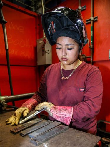 Breakthrough in the booth: 23 women tackle welding at TSTC