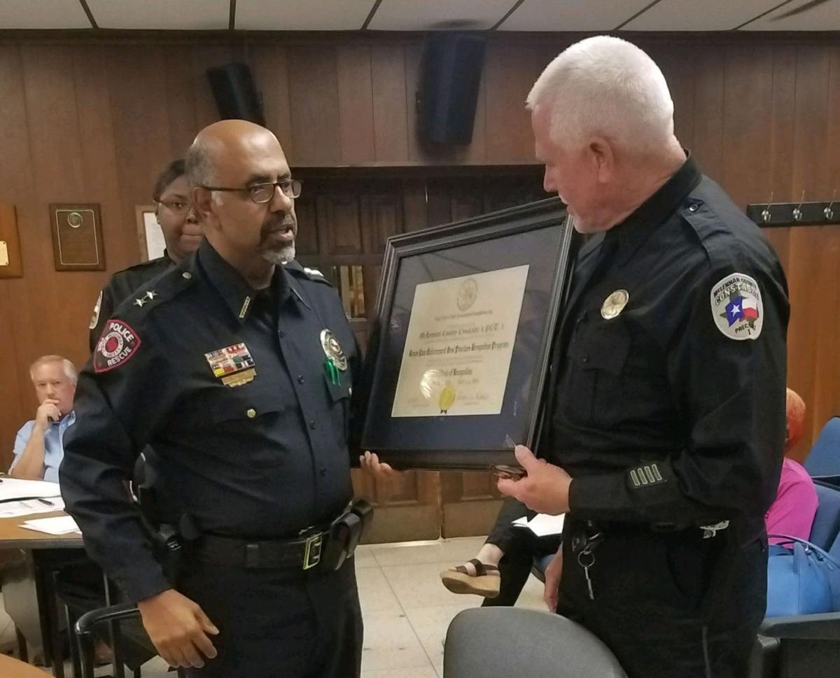 Precinct 1 Constable's Office earns 'best practices' recognition Police