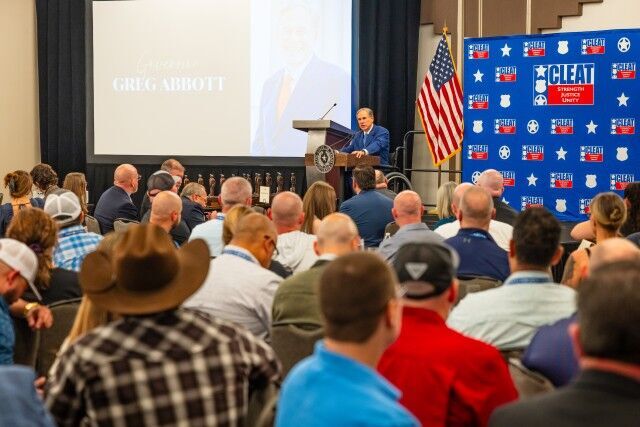Governor Abbott Honors Officer Of The Year Recipients At CLEAT Convention