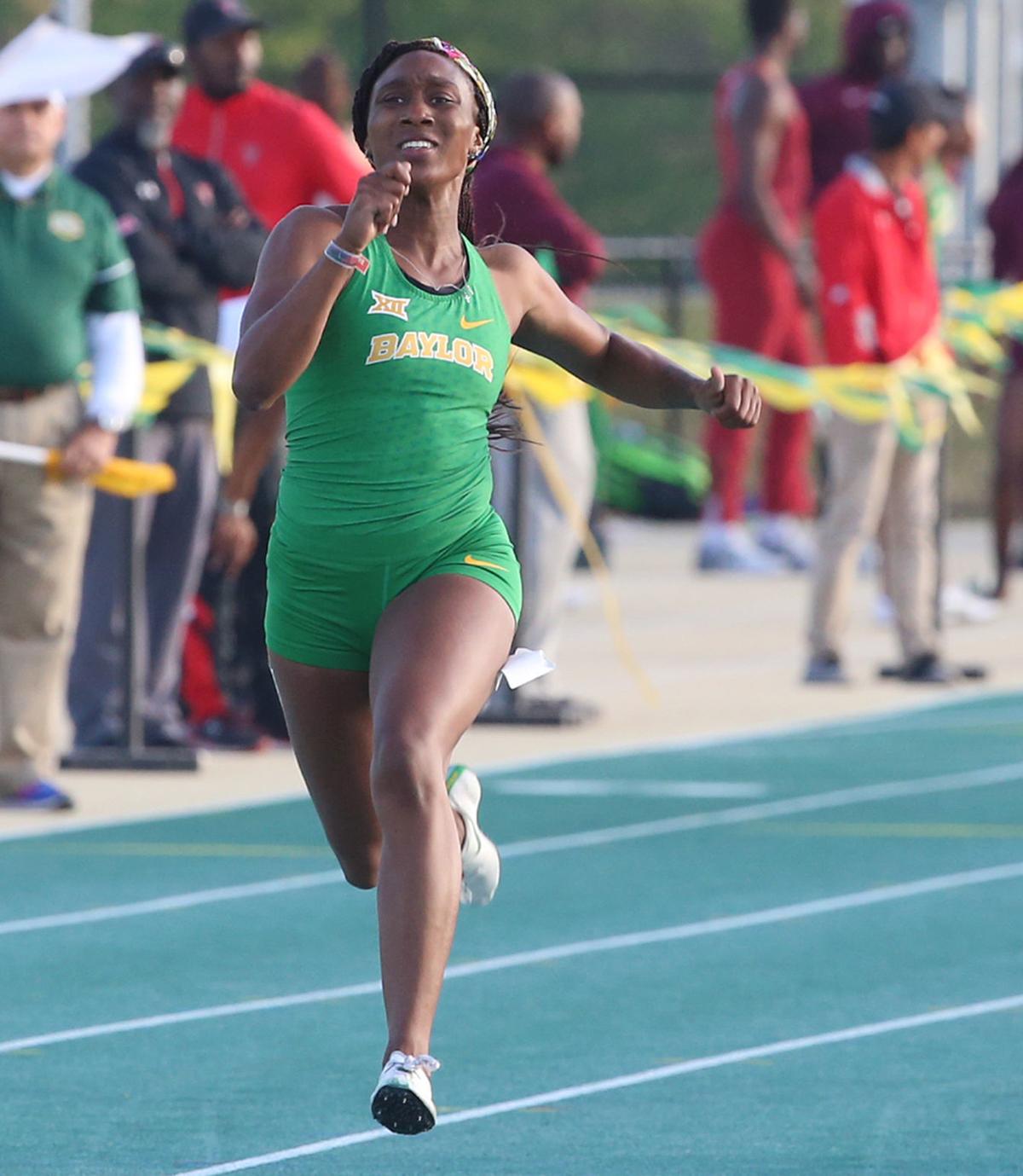 Fire and fury competitive spirit shows up on race day for Baylor Baylor Track And