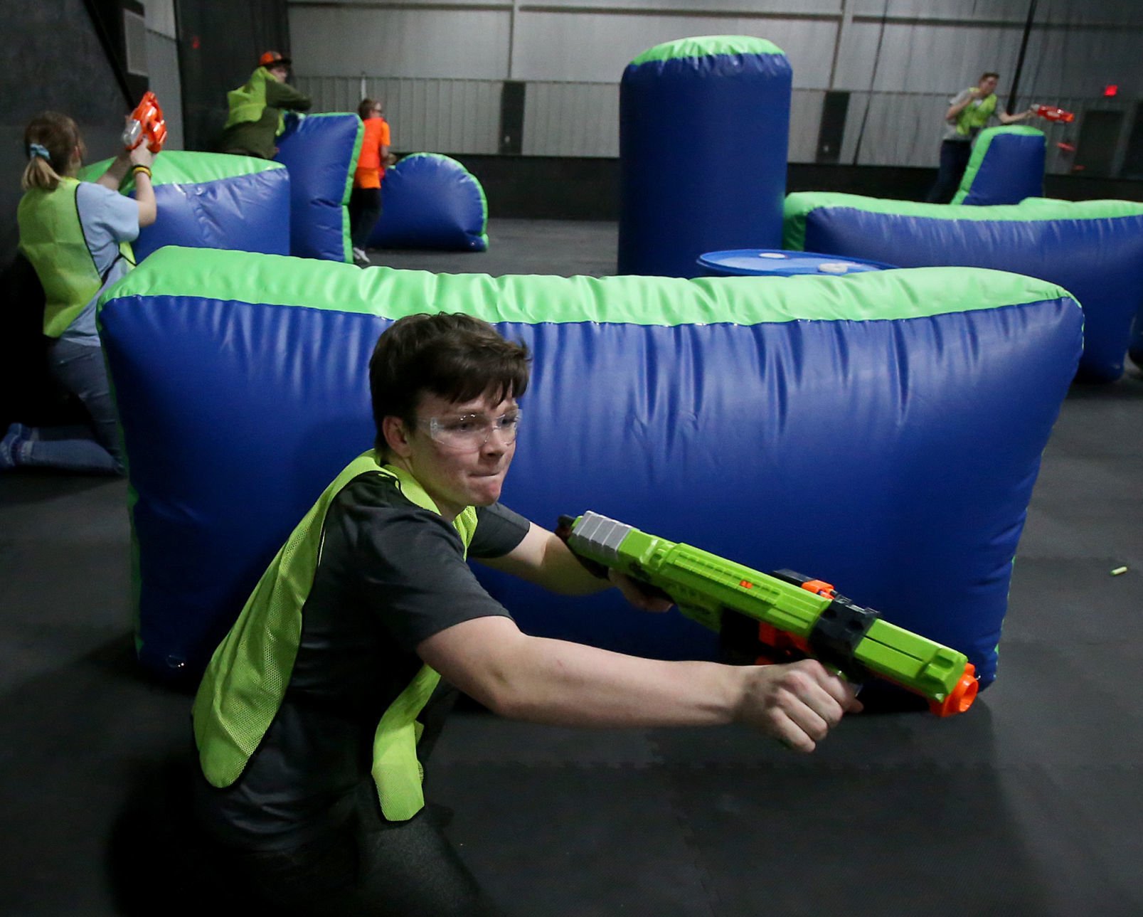 nerf gun inflatable