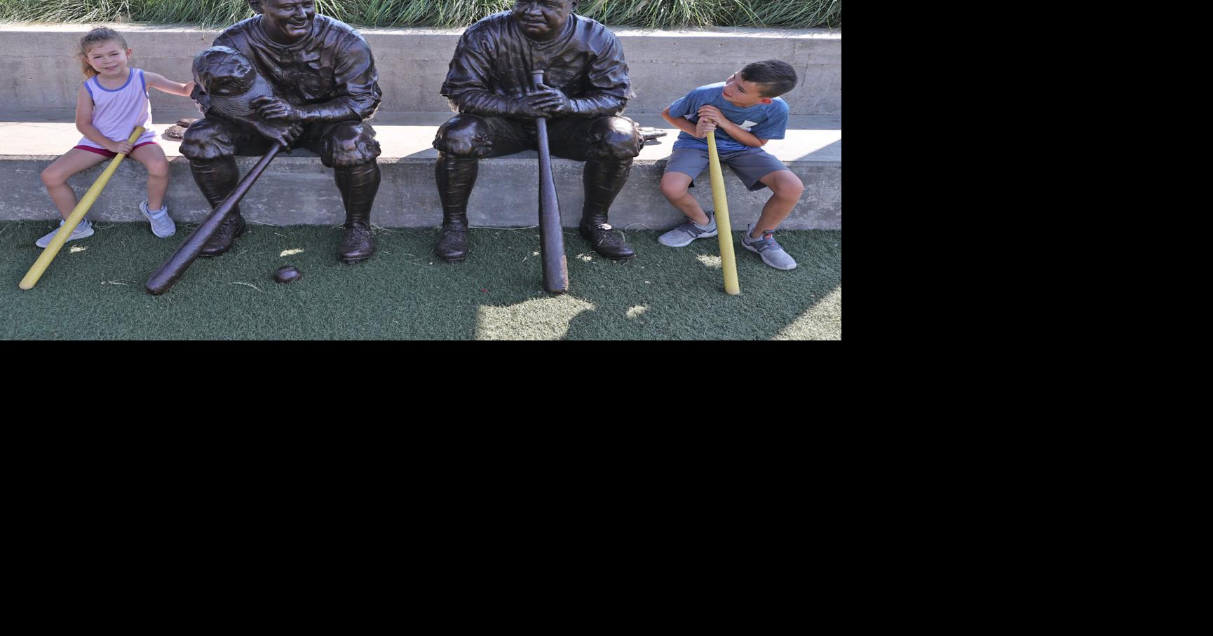 Where Do You Find Sculptures of Great Baseball Sluggers?