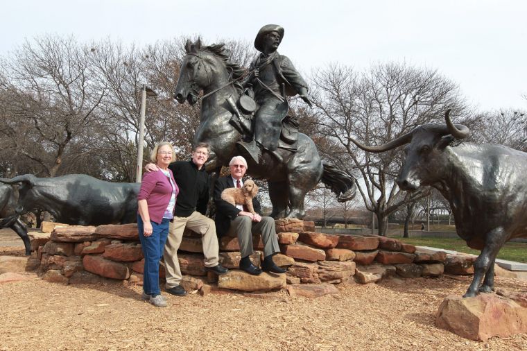 Portals to the past Cattle drive statues a grand display Waco Today