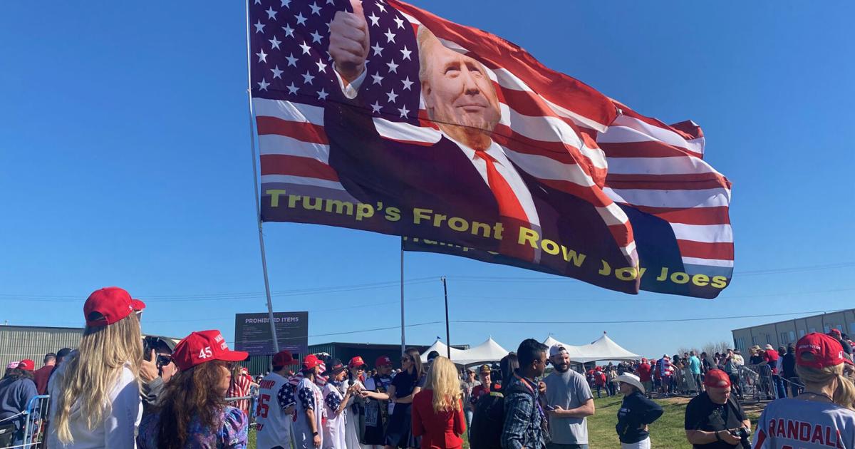 Map Trump Rally Us PHOTOS — Trump rally in Waco: March 25, 2023