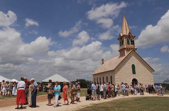 Rock Church – Cranfills Gap, Texas – the peaceful country place for  weddings and family gatherings