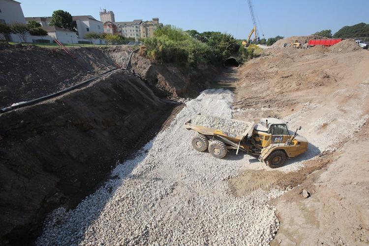 Barron's Branch culvert work continues in downtown Waco