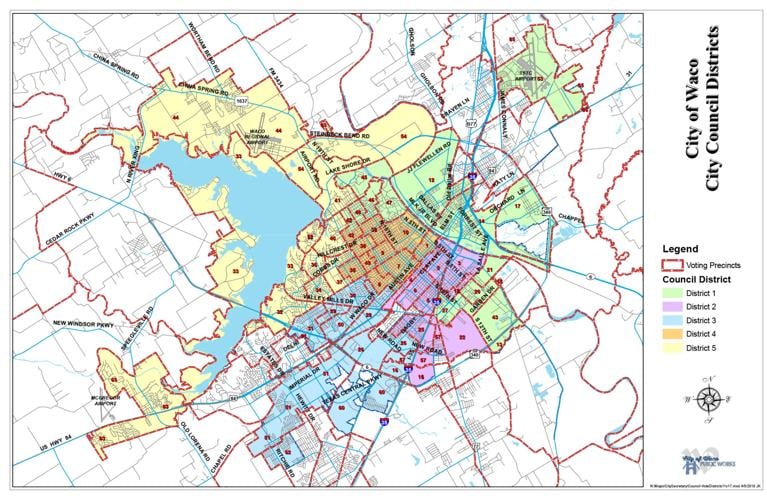 Waco City Limits Map Waco City Council Redistricting Underway As Population Nears 140,000 |  Local Govt. And Politics | Wacotrib.com