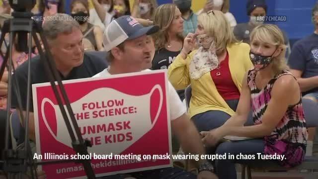 Tension High At Illinois School Meeting On Masks Latest Headlines Wacotrib Com