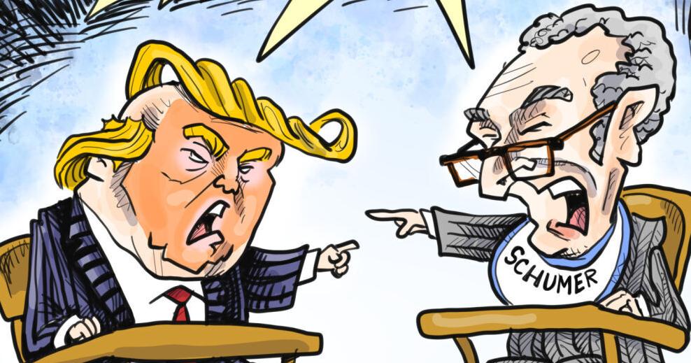 9 political cartoons censure the shutdown