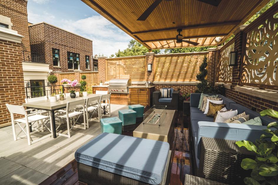 Sky's the limit Rooftop decks provide venue for outdoor entertaining