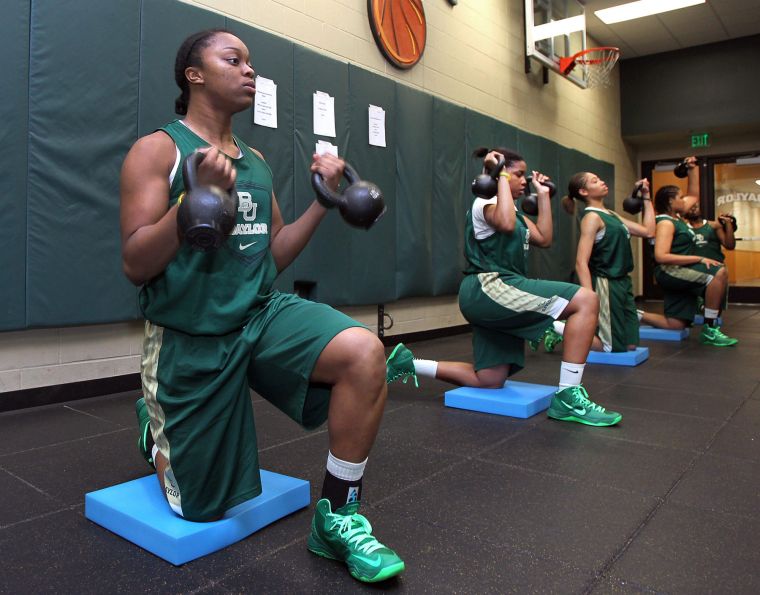 Lady Bears find strength in training | Baylor Lady Bears Basketball