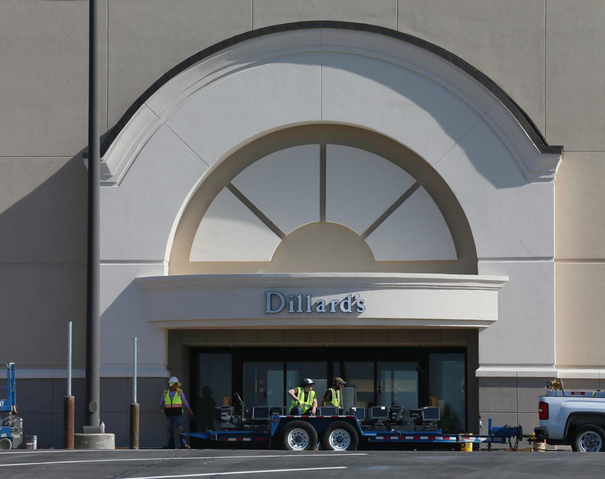 mall's musical chairs dillard's 9 million store opening as