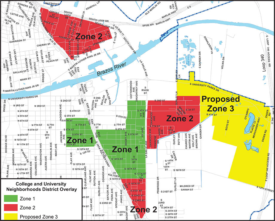 City Of Waco Zoning Map Waco May Expand Overlay Zoning To Regulate Baylor-Area Growth | Business  News | Wacotrib.com