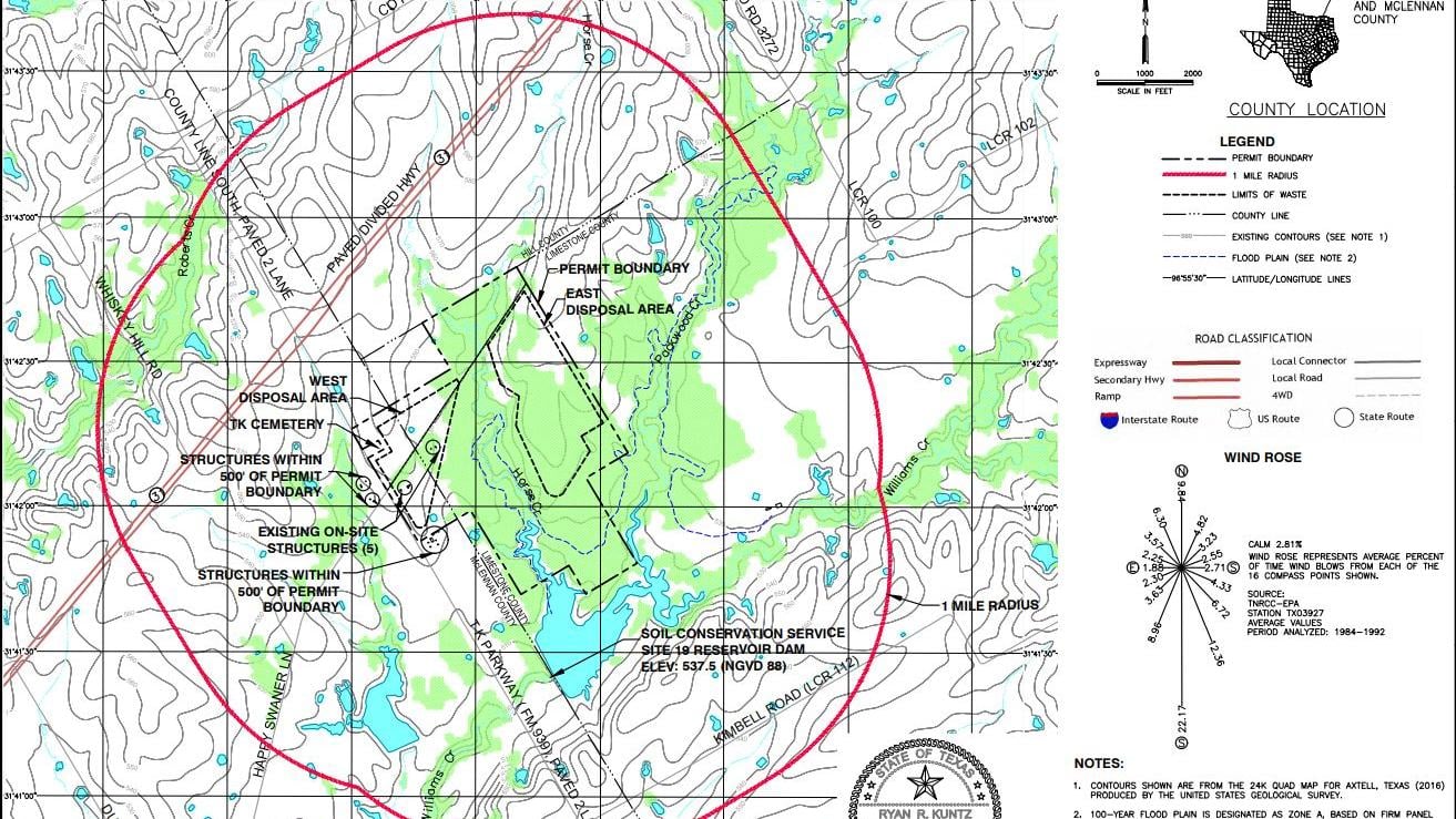 Limestone County Commissioners Court Formally Opposes Waco Landfill Plan Government Wacotrib Com Limestone County Commission District Map