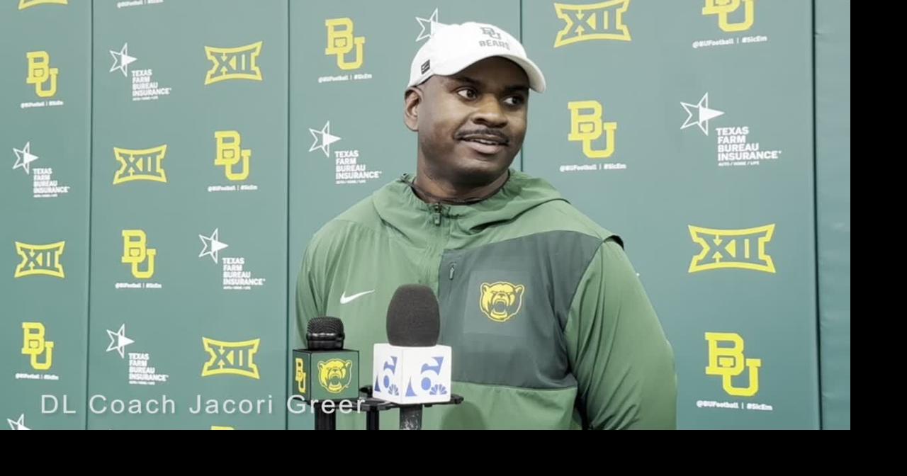 Baylor FB: Defensive line coach Jacori Greer, players preview UCF game
