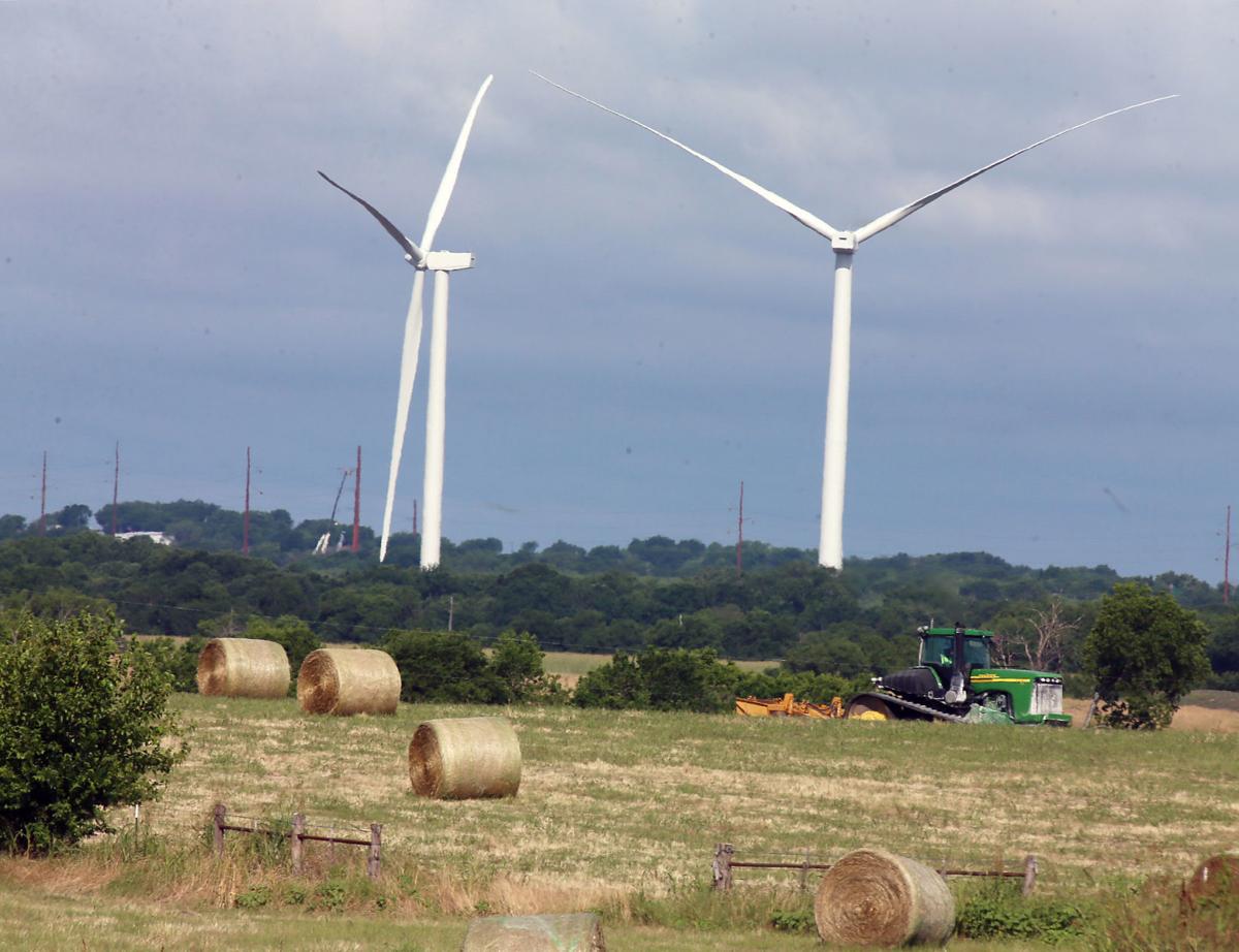 Wind turbines on Worcester, Mass. Walmart, The Walmart in W…